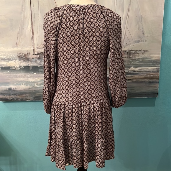 NWT Boho Style Long Sleeve Dress, Small - Picture 4 of 8